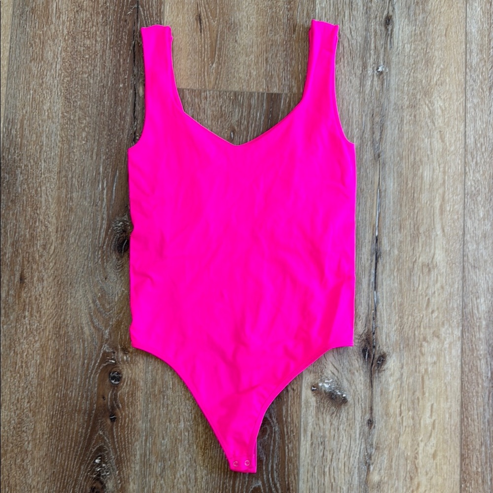 Free People Hot Pink Bodysuit